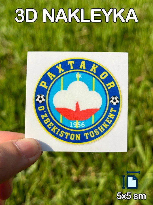 Футбольная наклейка, Реал Мадрид, Барселона, 3д стикер  - 