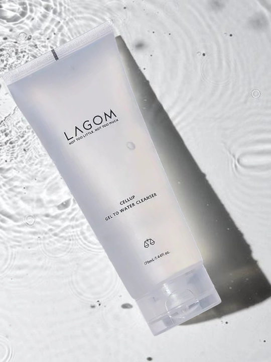 Lagom gel, Yuzni namlovchi va tozalovchi gel, Lagom Cellup gel to water cleanser, 170 ml