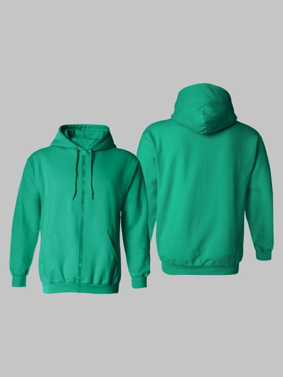 Зип-худи, оверсайз, унисекс — EXLSHOP-ЗИПХУДИ-ЗЕЛЕН-XL