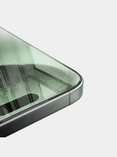 Himoya oynasi IPhone 17, 16, 15, 14 Pro, Pro Max, Air uchun Green Lion 9H Steve HD