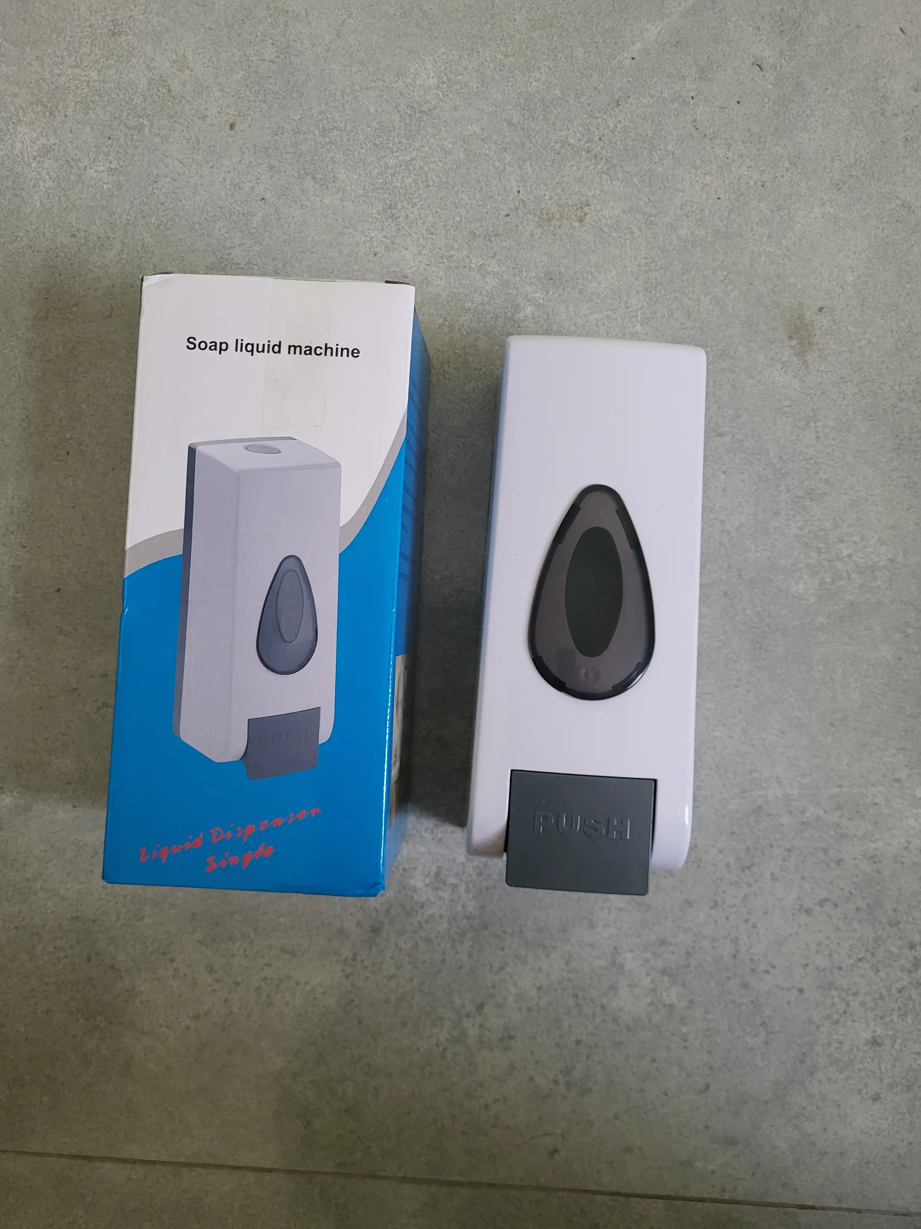 350 ml, devorga o‘rnatiladigan suyuq sovun uchun dozator-dispenser