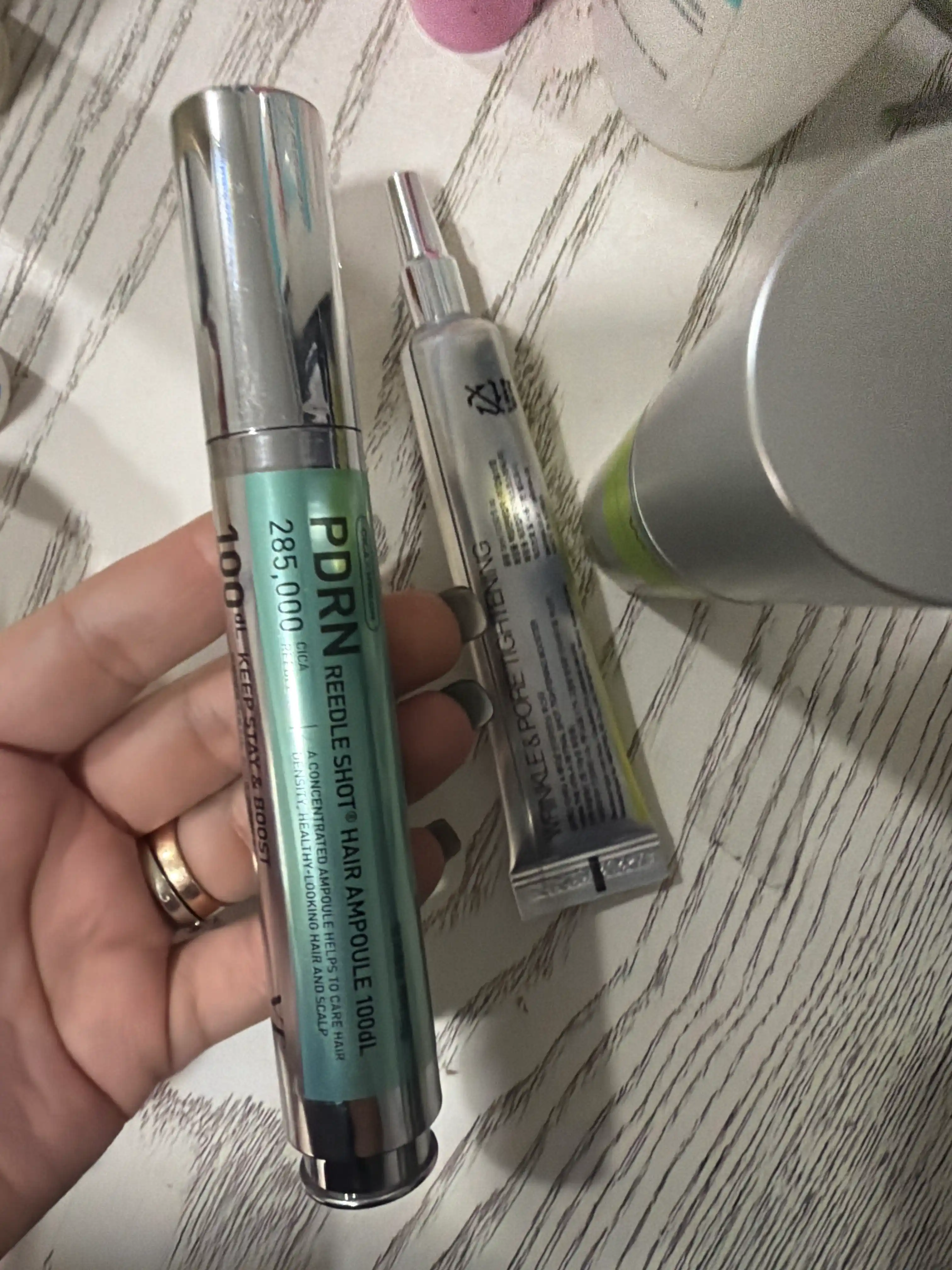 Soch o‘sishi va mustahkamlanishi uchun ampula VT PDRN Reedle Shot 100dl, 15 ml