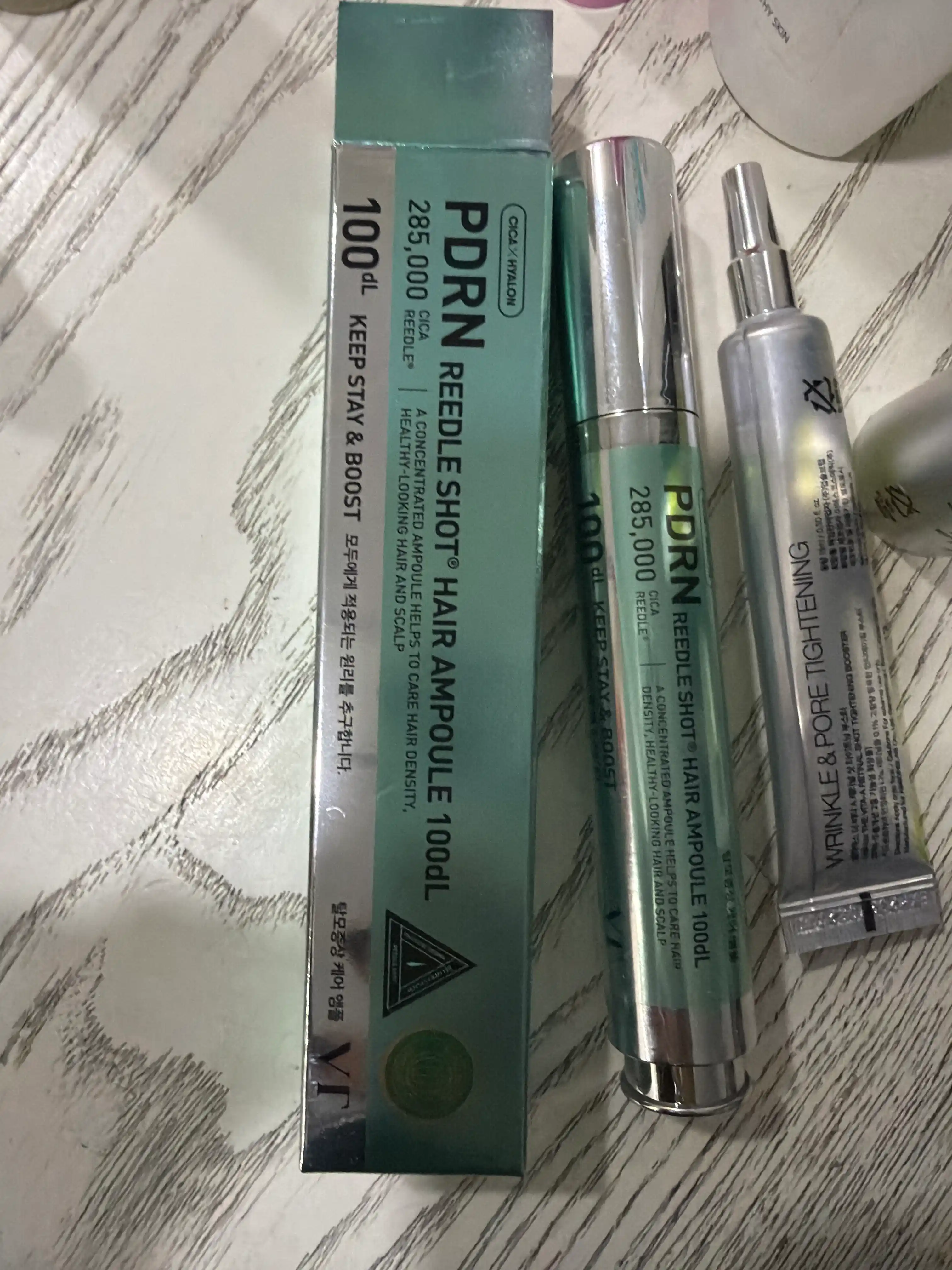 Soch o‘sishi va mustahkamlanishi uchun ampula VT PDRN Reedle Shot 100dl, 15 ml