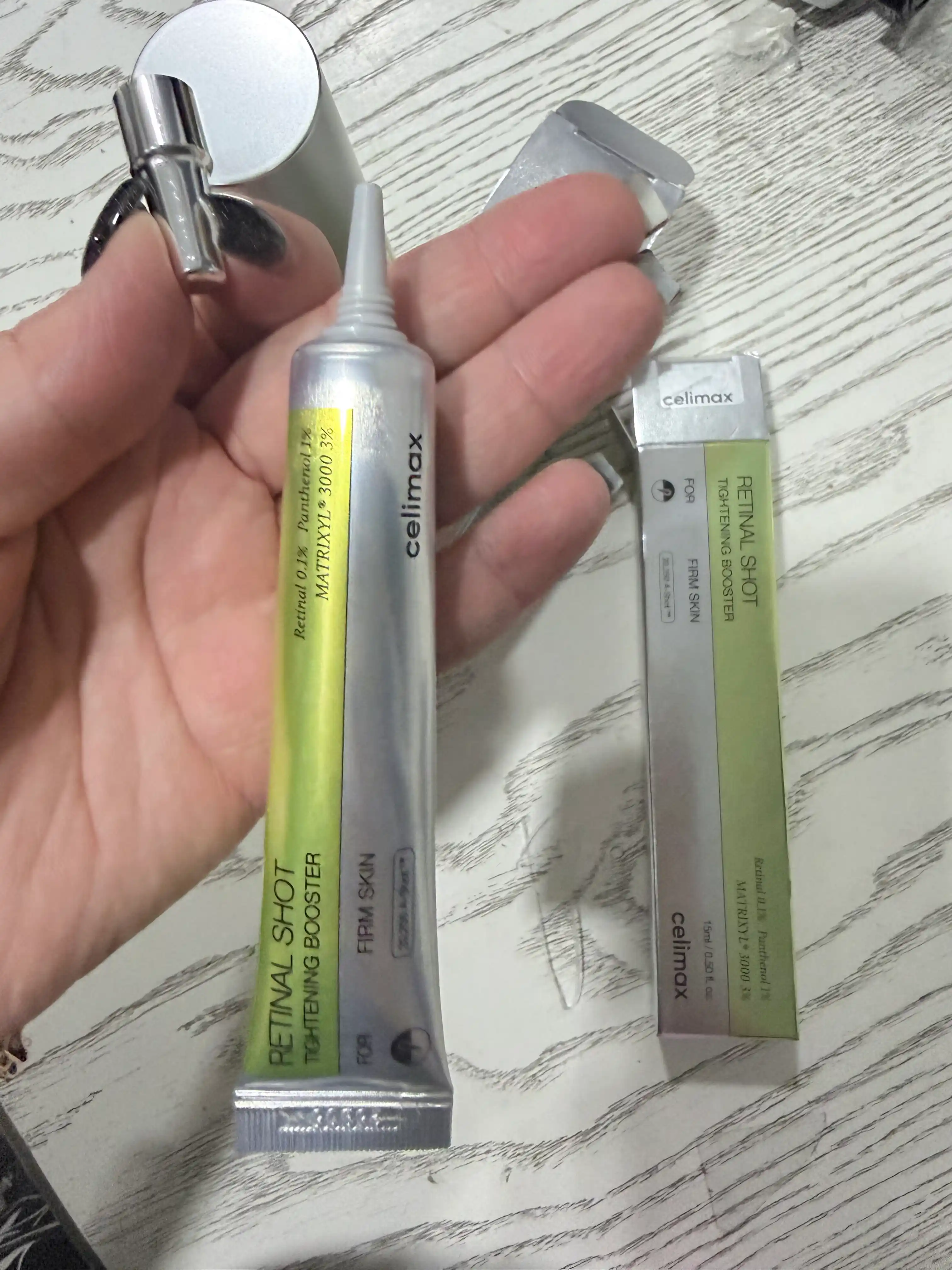 Бустер-крем с ретиналем Celimax The Vita-A Retinal Shot Tightening Booster, 15 мл