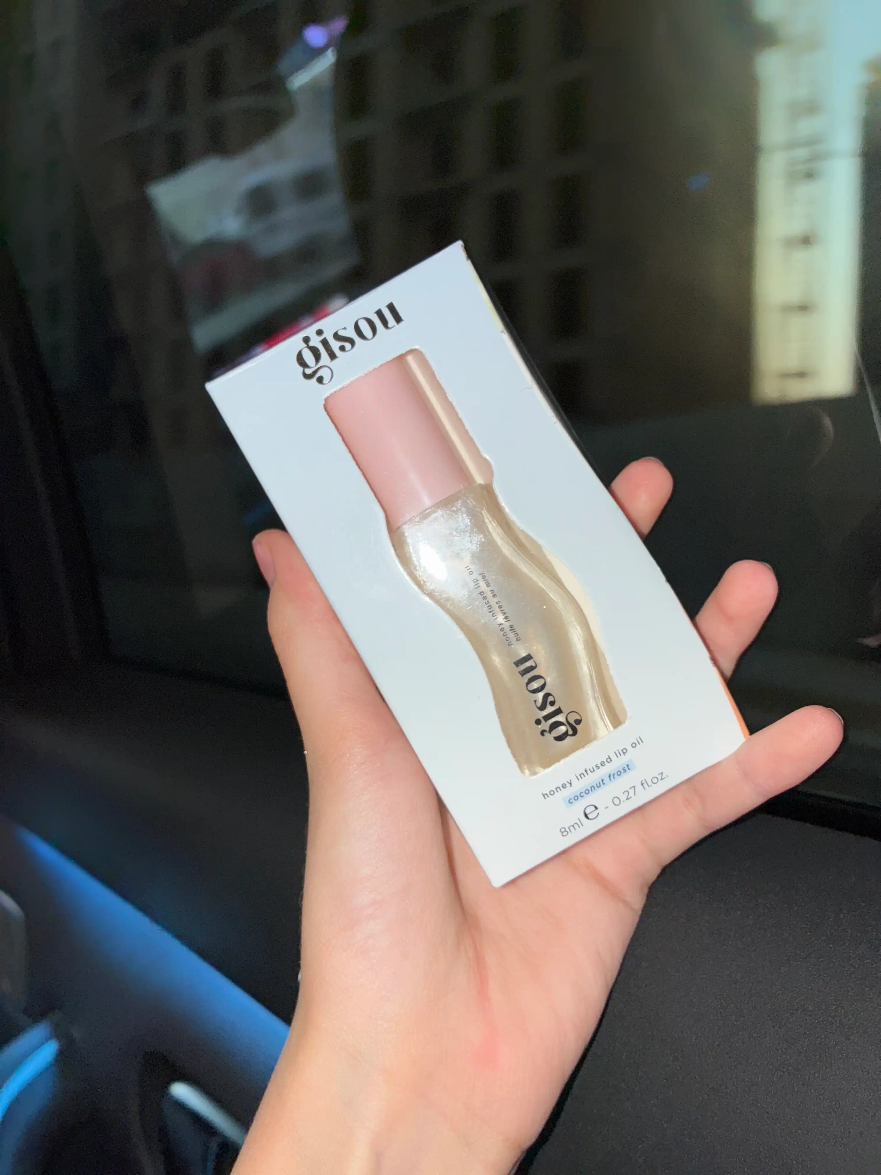 Блеск для губ, Gisou, honey infused lip oil, honey gold, watermelon sugar, coconut, 8мл