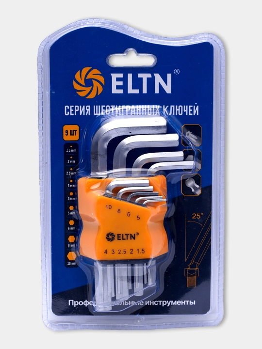 Набор шестигранных ключей ELTN