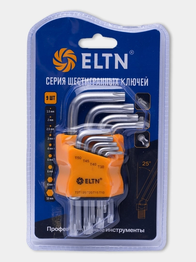 Набор шестигранных ключей ELTN