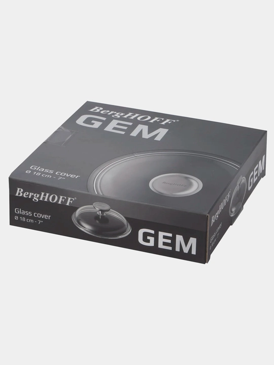 BergHOFF Крышка стеклянная Gem 18 см, бесцветная 2307355