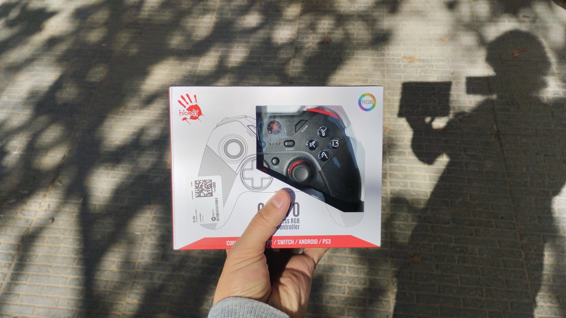 Simsiz geympad A4TECH Bloody GPW70 Sports, qora Joystik