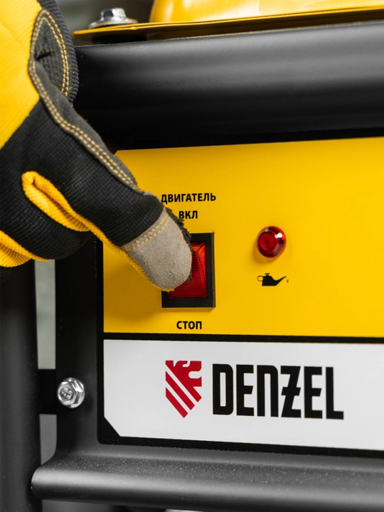 Generator DENZEL GE-7900, benzin, 6,5 kVt, 230 V, qo'lda ishga tushirish, 94638