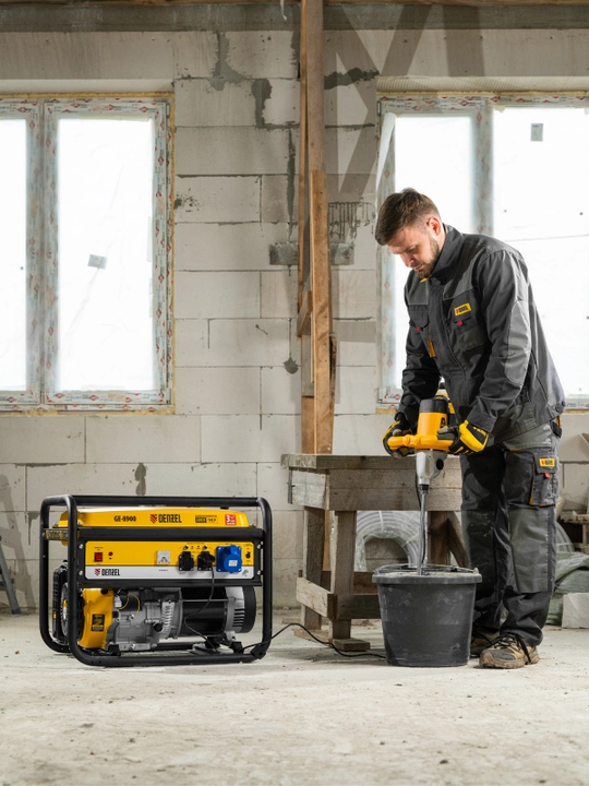 Generator DENZEL GE-8900, benzinli, 8,5 kVt, 230 V, qo‘lda ishga tushirish, 94639