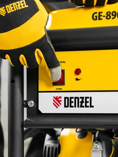 Generator DENZEL GE-8900, benzinli, 8,5 kVt, 230 V, qo‘lda ishga tushirish, 94639