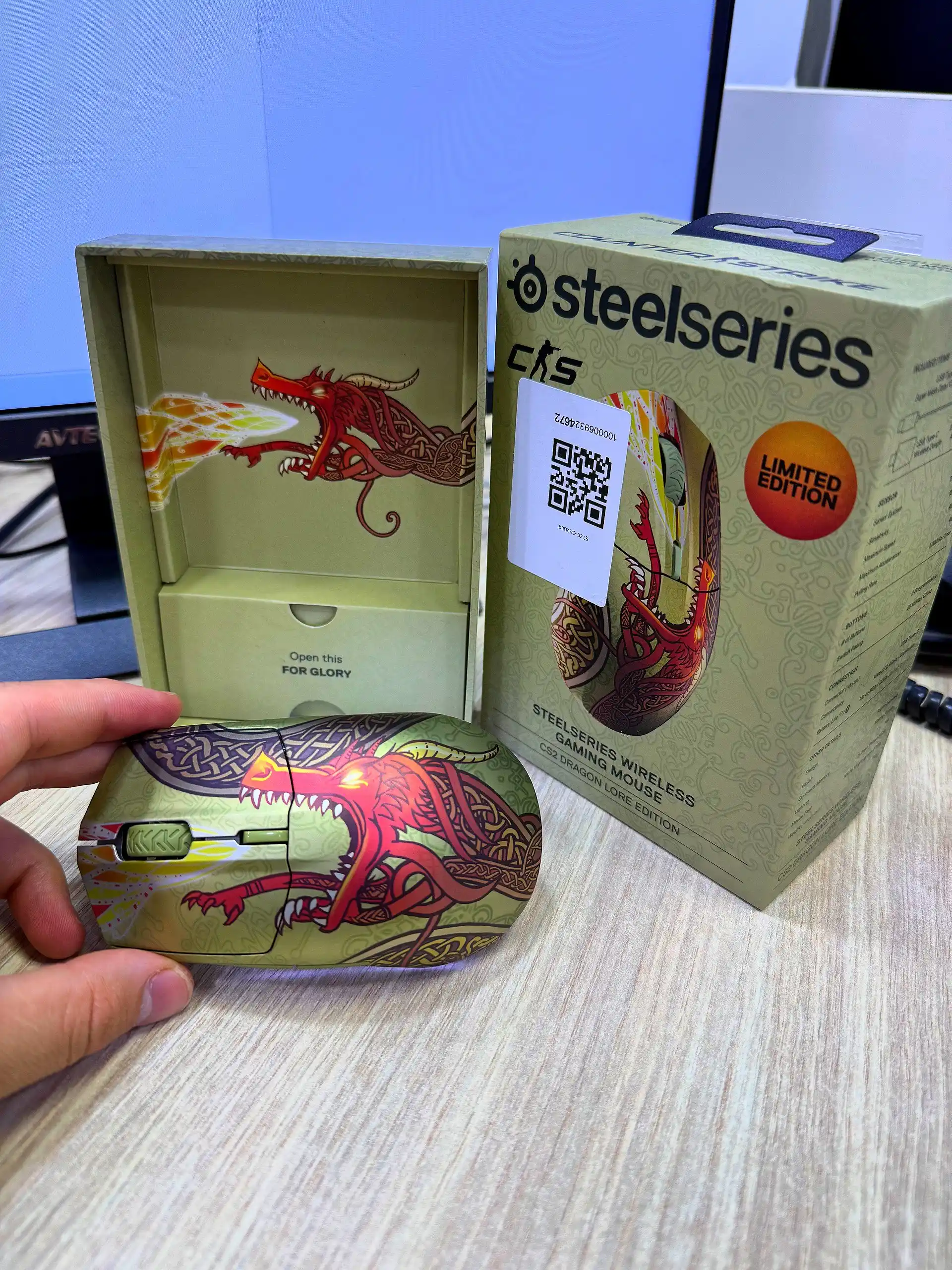 SteelSeries Wireless Gaming Mouse CS2 Dragon Lore Edition беспроводная игровая мышь