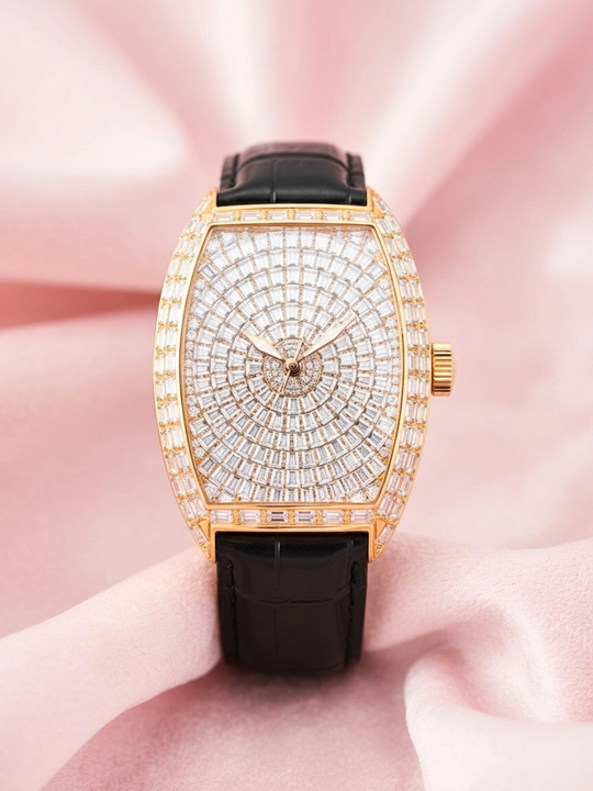 Franck Muller ayollar soati   hashamatli kvarts qo‘l soati, nafislik va joziba ramzi - 