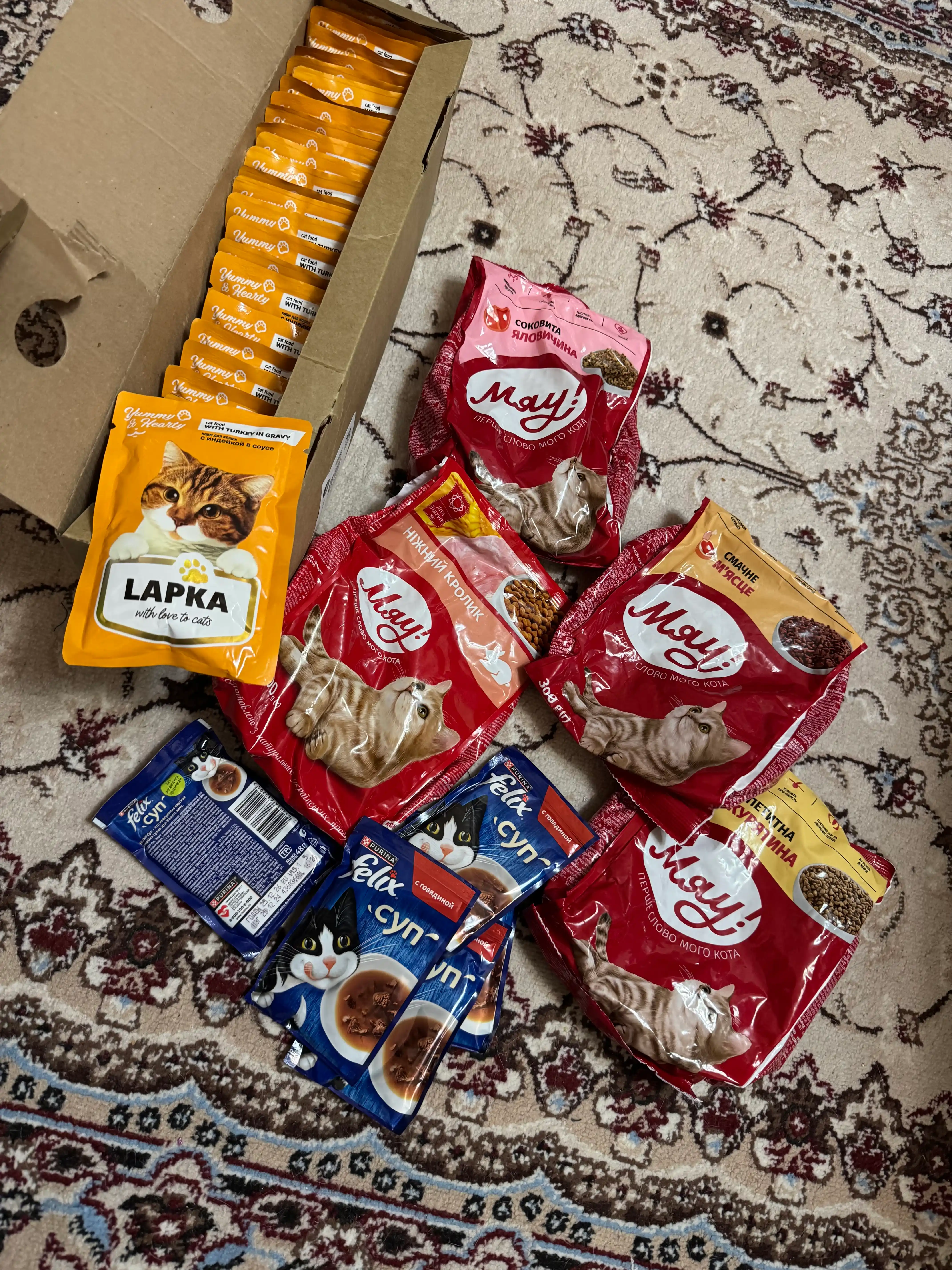 Felix Sho'rva кatta mushuklar uchun nam yem, mol go'shti bilan, 48 gr 5 dona