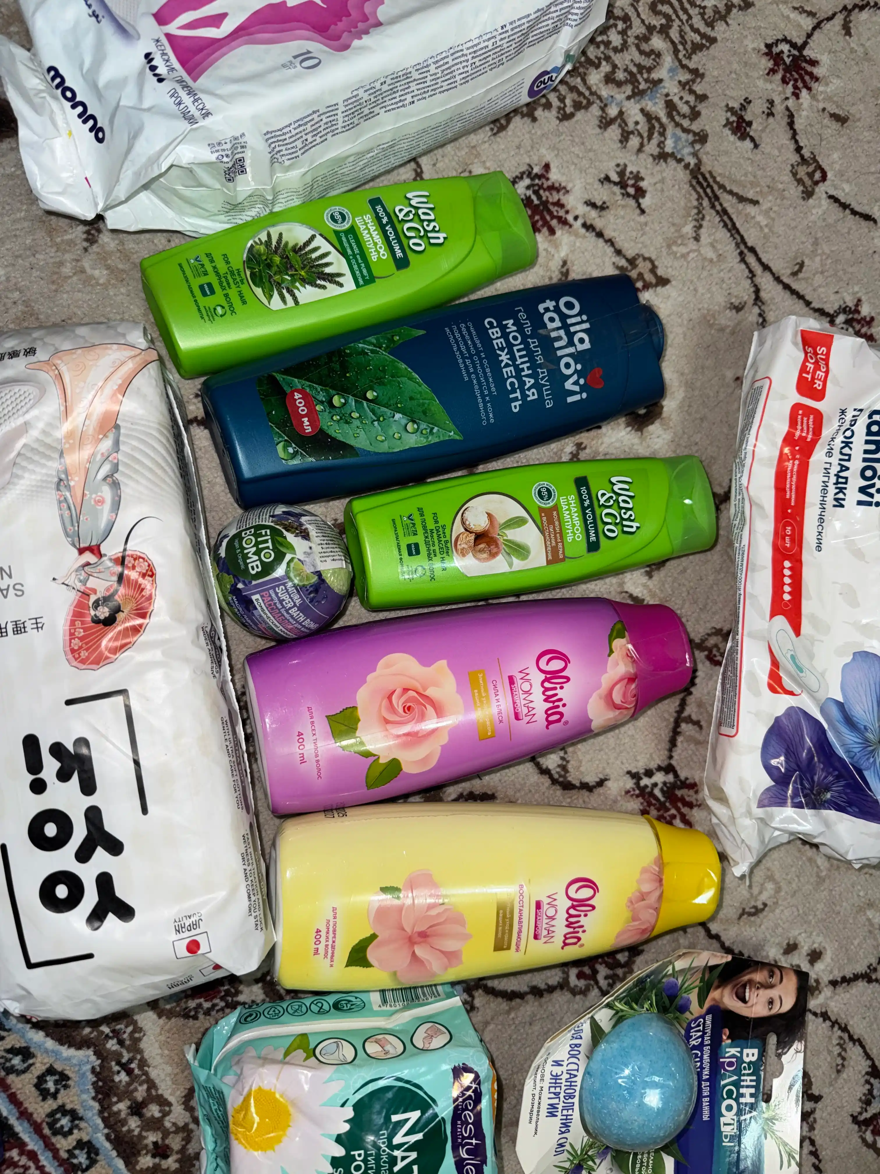 Шампунь для волос Wash&Go, с маслом ши, 180 мл