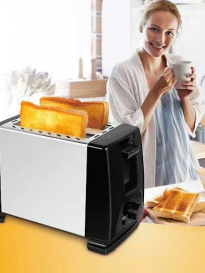Тостер Sonifer SF-6007 — для 2 ломтиков хлеба, быстрый и удобный в использовании — JUMAYEV-TOSTERSONIFERSF6007