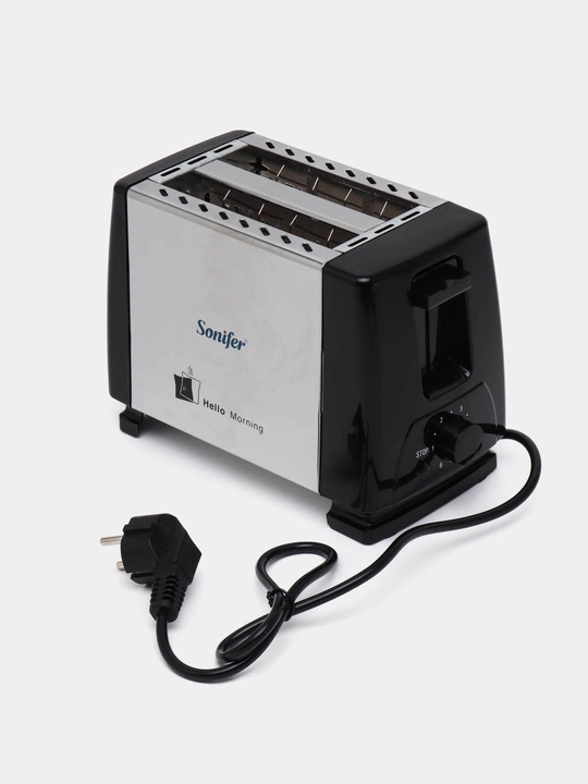 Toster Sonifer SF-6007 — ikki bo‘lak non uchun, qulay, tez va mukammal qovurish sifati bilan
