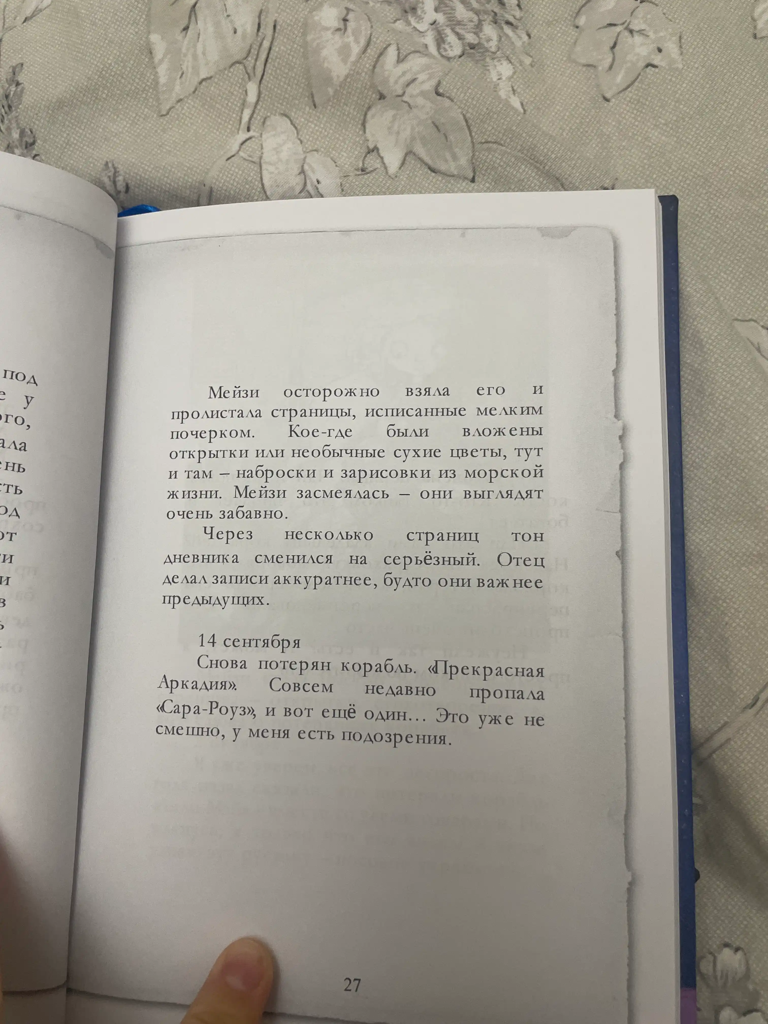 Meyzi Xitchins: Pochemu rusalka plachet, Xolli Vebb