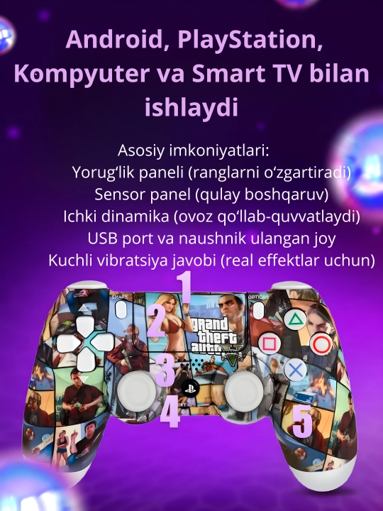 PS4 joystik, gamer pulti PS4 DualShock 4