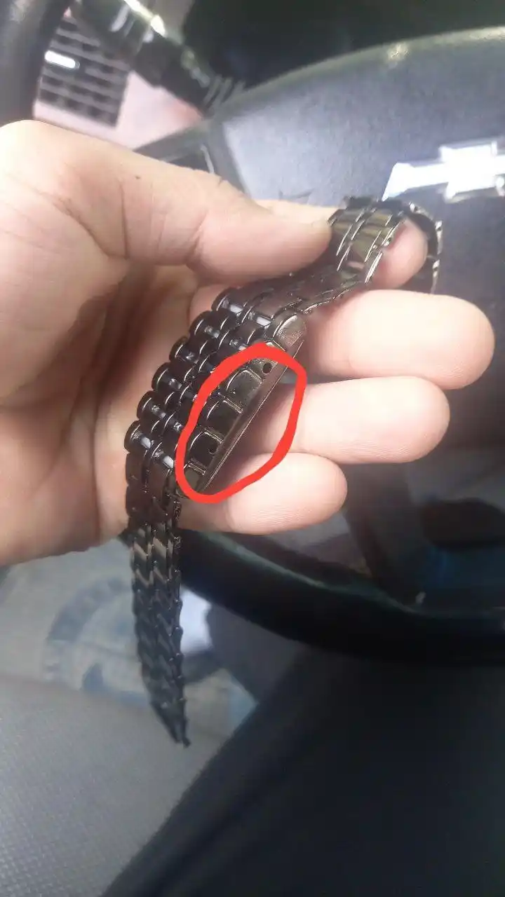 Erkaklar qo'l soat, metall, raqamli, LED soat
