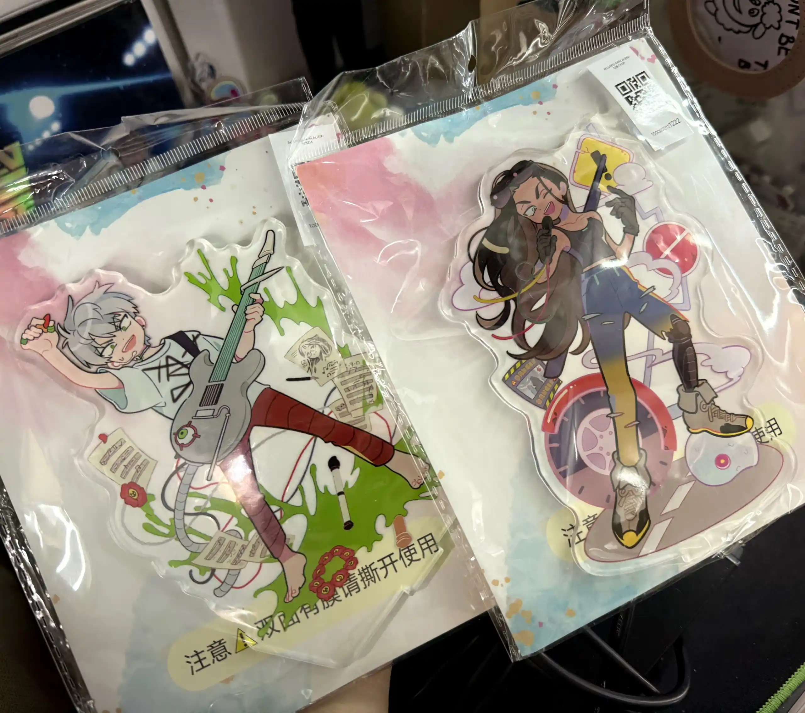 Akril anime figurasi Alien Stage