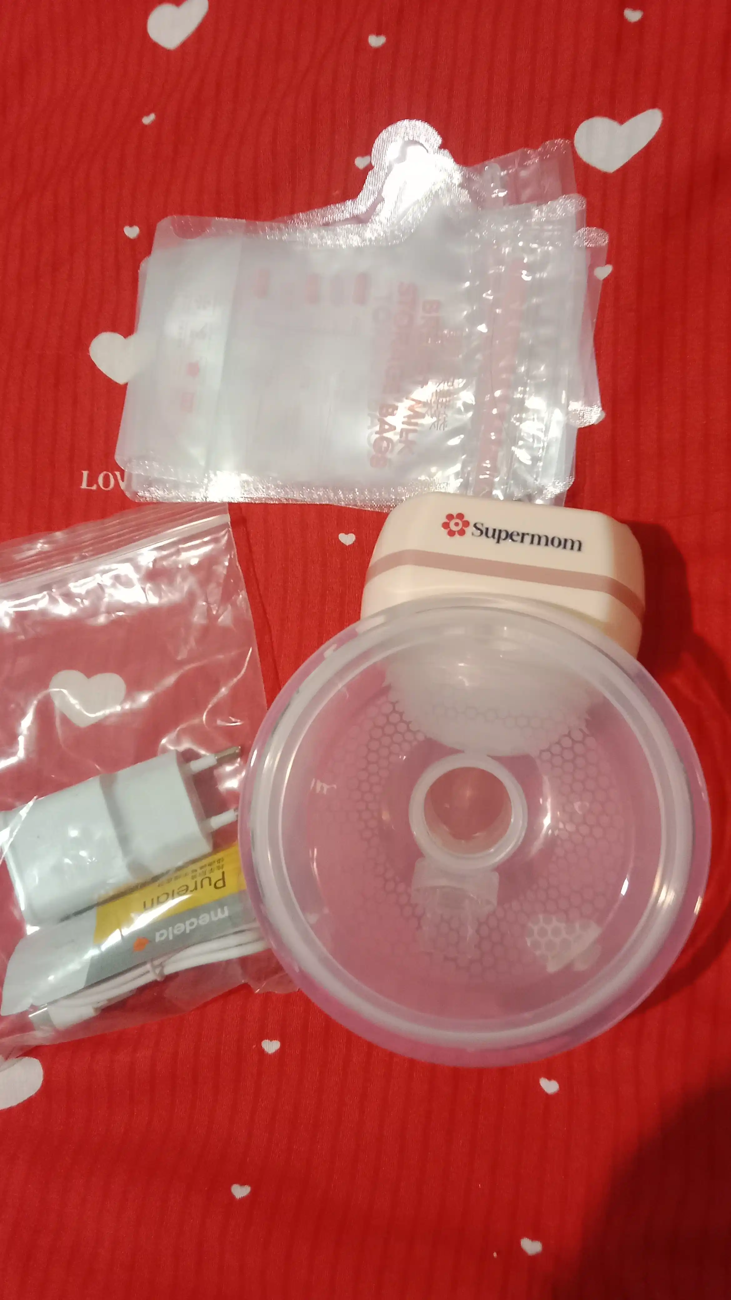 Ko‘krak sutini sog'ish moslamasi, elektron, Supermom S+