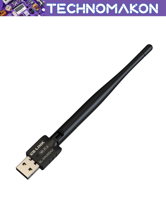 Сетевой адаптер LB-Link BL-WN300AX Wi-Fi 6, usb wi-fi адаптер, 2.4 Ггц, 286 мб/сек