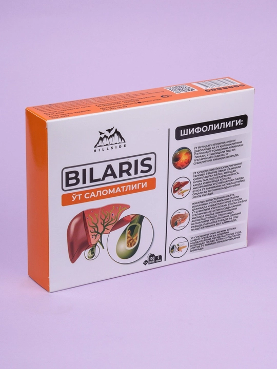 BILARIS — o‘t yo‘llarini tozalovchi va jigarni himoya qiluvchi tabiiy choy - 