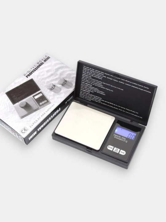 Elektron zargarlik tarozisi, batareykalar bilan, 500 gr