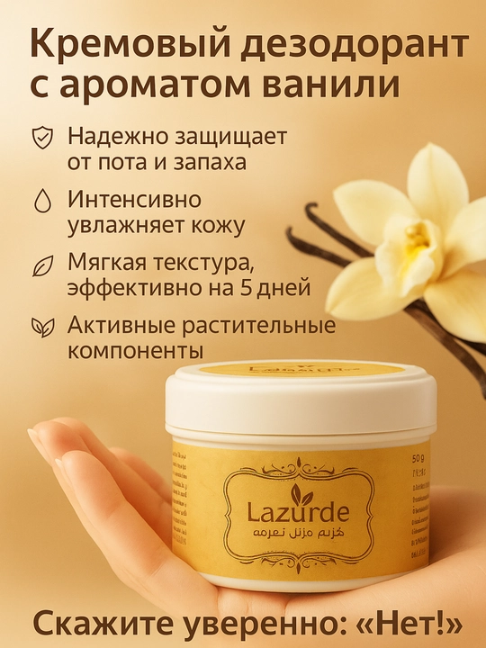 Крем дезодорант, антиперспирант для женщин и девушек, Dizurde