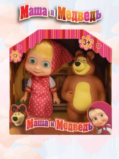 Игрушечный набор «Маша и Медведь» — FRVRFUN-MASHA