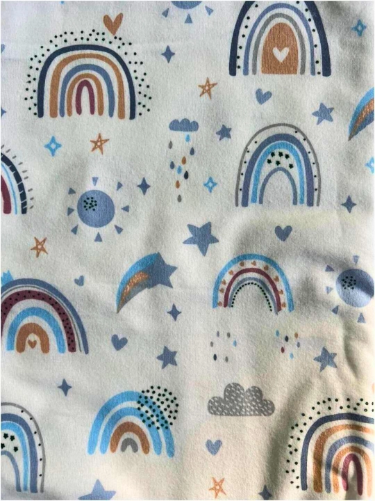 Yangi tug'ilgan chaqaloqlar uchun pelyonkalar, flanel, 80*100 sm