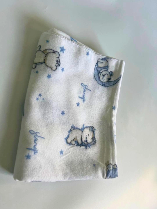 Yangi tug'ilgan chaqaloqlar uchun pelyonkalar, flanel, 80*100 sm