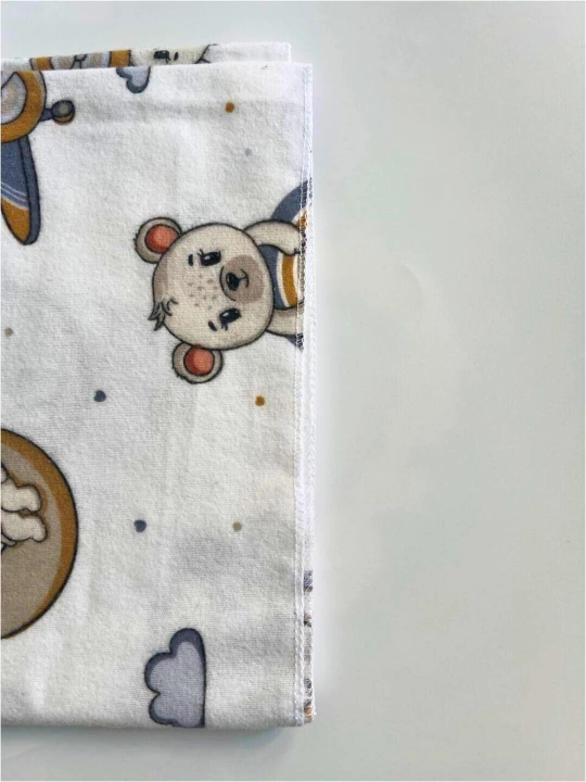 Yangi tug'ilgan chaqaloqlar uchun pelyonkalar, flanel, 80*100 sm