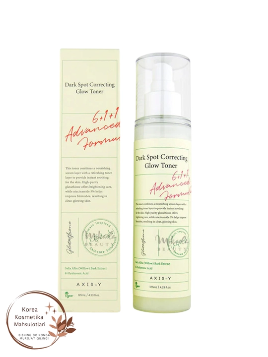 Axis-Y Dark Spot Correcting Glow Toner – тонер, уменьшающий пятна и сужающий поры, 125 мл