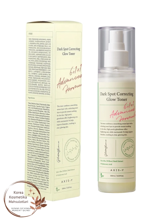 Axis-Y Dark Spot Correcting Glow Toner – тонер, уменьшающий пятна и сужающий поры, 125 мл