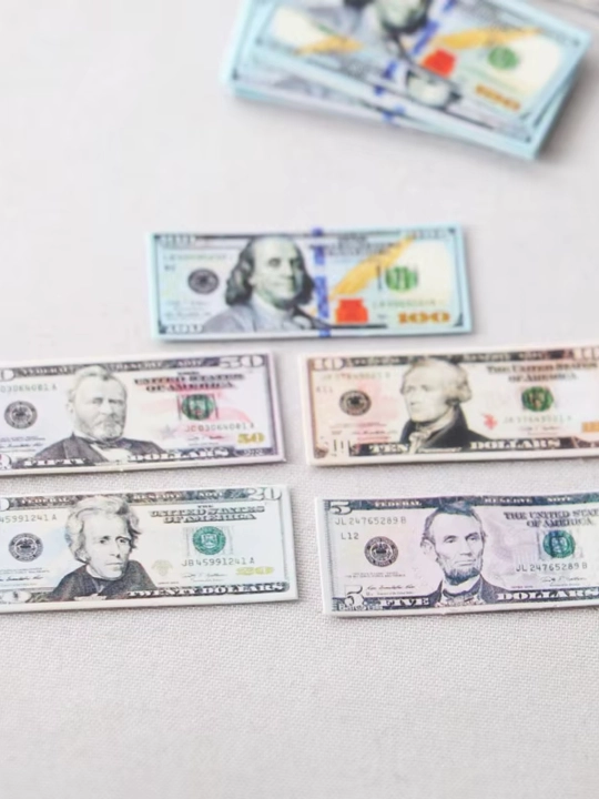 Доллар сувенир, ненастоящие фальшивые деньги, купюра, 100 USD, 50 USD