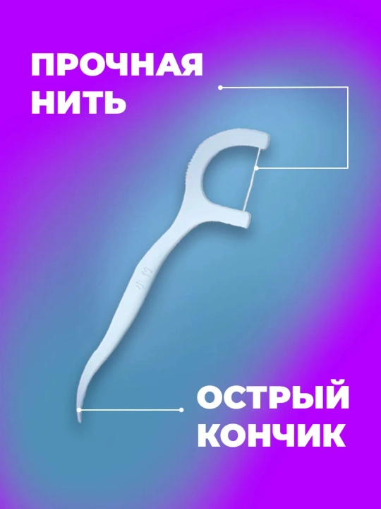 Cho'tkalash uchun ultra-nozik tish iplari