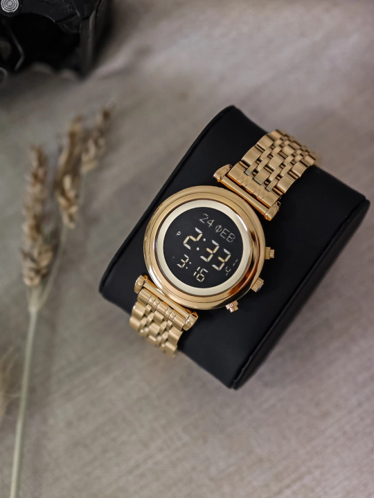 Ayollar uchun suvga chidamli, Namoz vaqtini eslatadigan ZAMA WATCH soati
