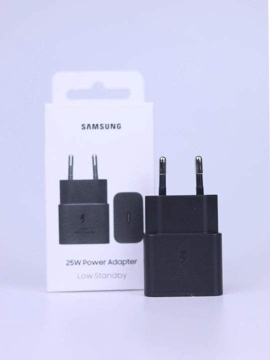 Зарядка type-c. Быстрое зарядное устройство 25 W Samsung