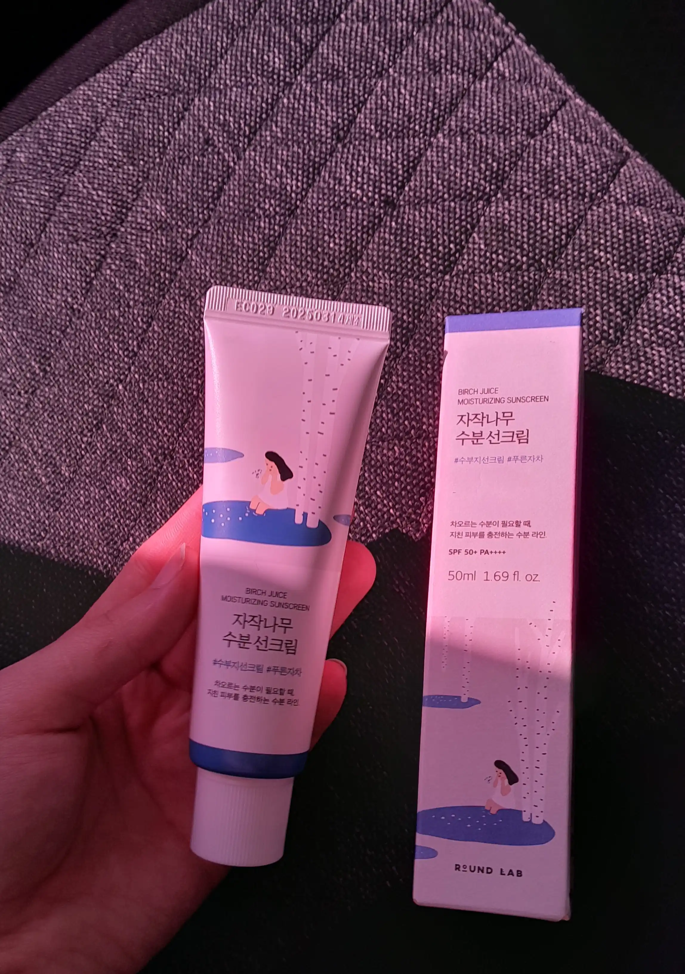 Солнцезащитный крем Round Lab Birch Juice Moisturizing Sunscreen SPF50+ PA++++, 50 мл