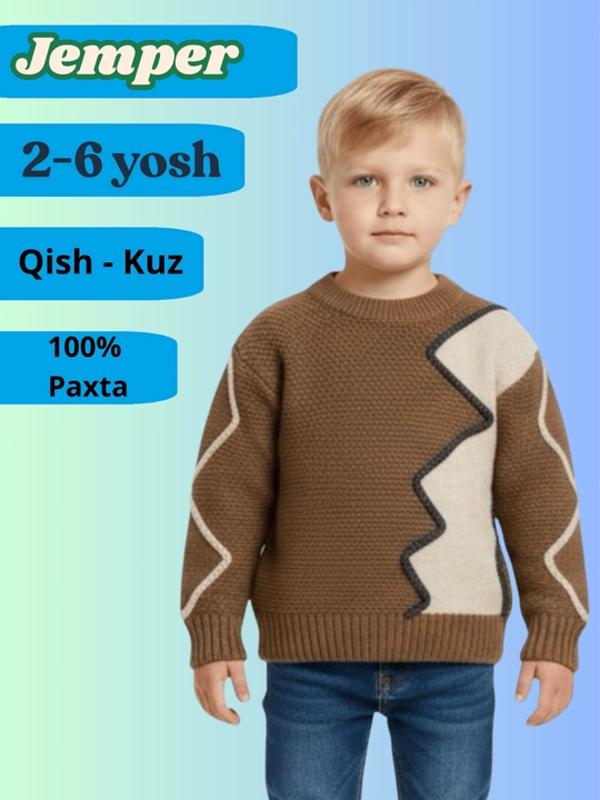 2, 3, 4, 5, 6, зимне-осенняя одежда, свитер для маленьких детей - 