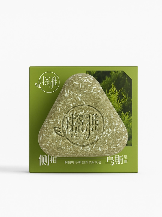 Натуральный кипарисовый шампунь-мыло, укрепляет волосы и  защищает от выпадения - 