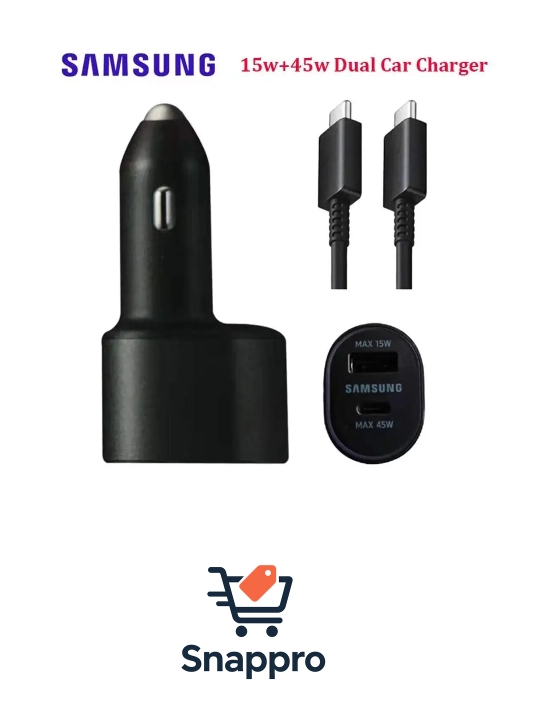 Samsung avtomobil zaryadlovchi 45W 15W