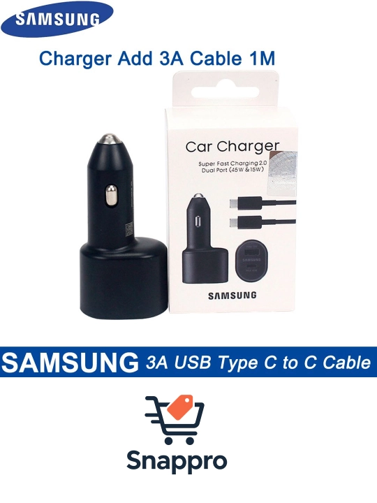 Samsung автомобильное зарядное устройство 45W 15W - 