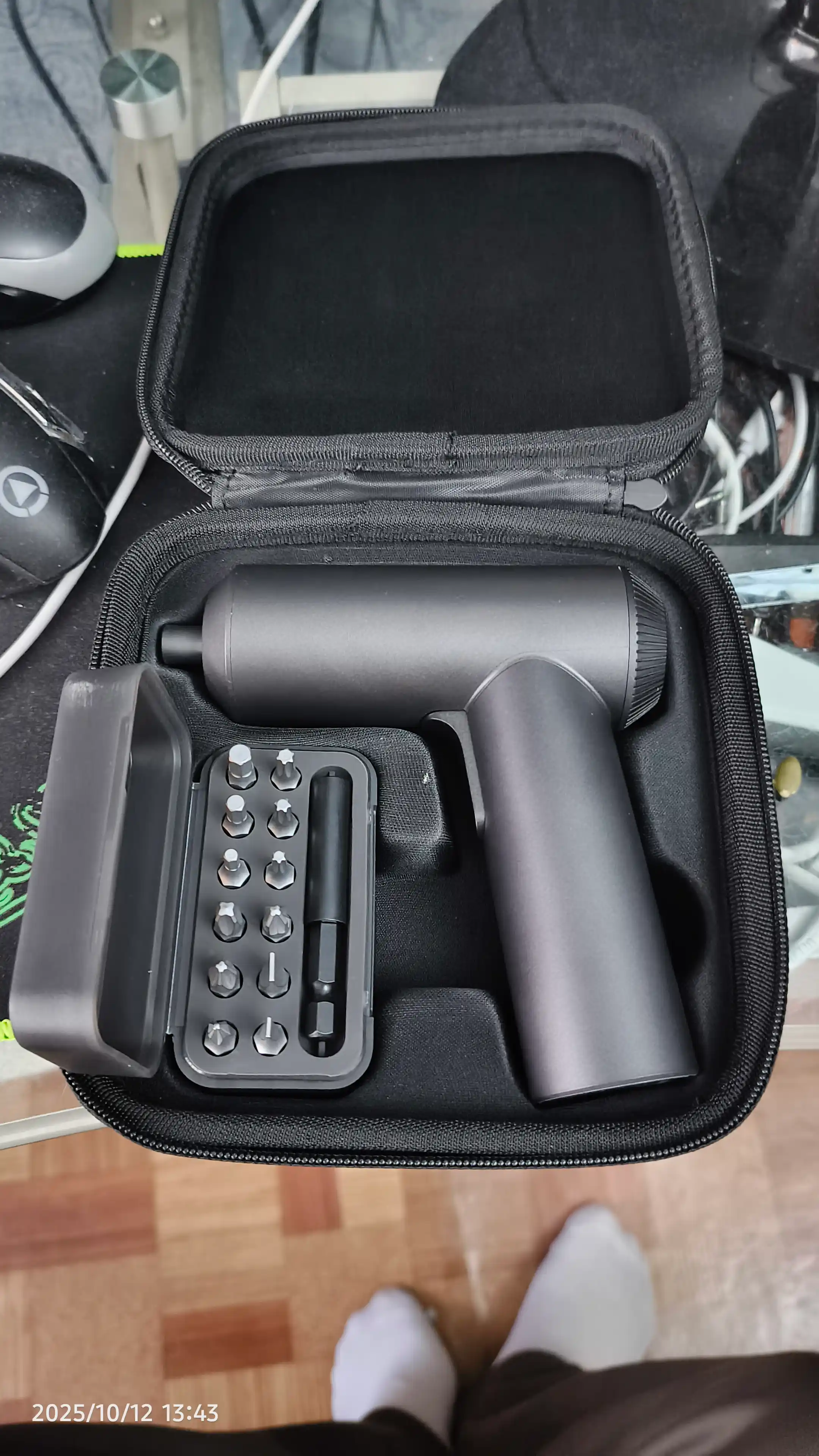 Tornavida elektr simsiz Xiaomi Mi Electric Screwdriver Gun, 12 bit kiritilgan