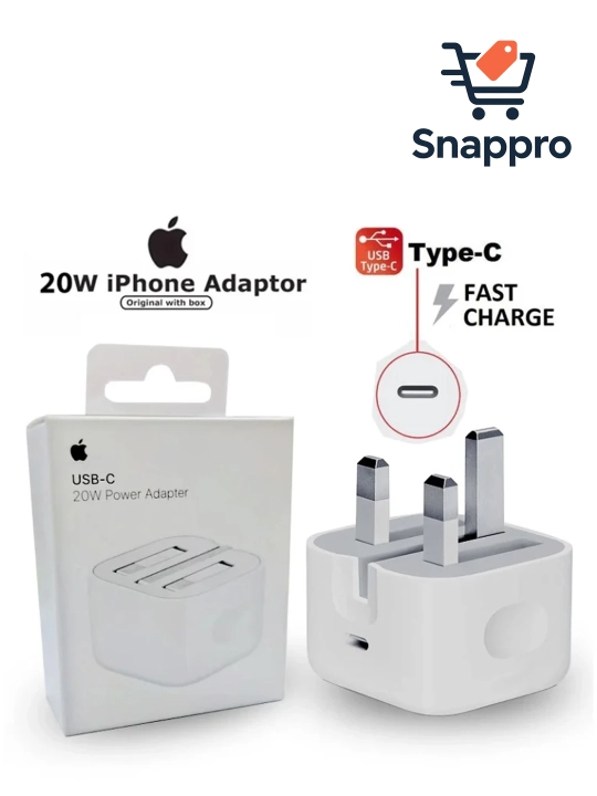 IPhone zaryadlovchi, 20W, iPhone, USB, Type C quvvat adapteri