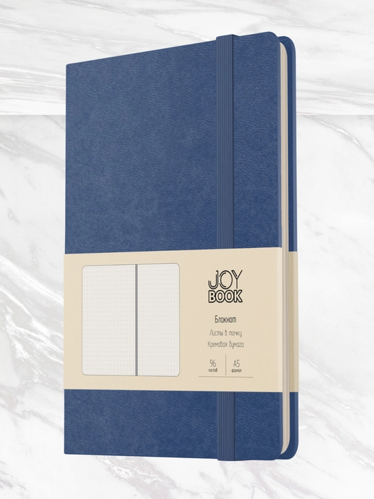 A5 Joy Book daftar, 96 varaq, sun’iy charm, magnitli rezinka, orqa cho‘ntak, lyasse bilan