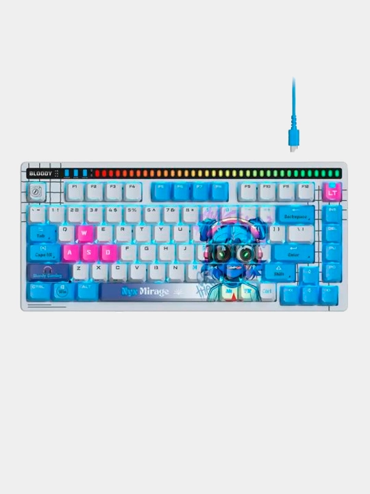 Игровая клавиатура Bloody AT75 Nyx Mirage/ Bloody AT75 Cyber Ghost